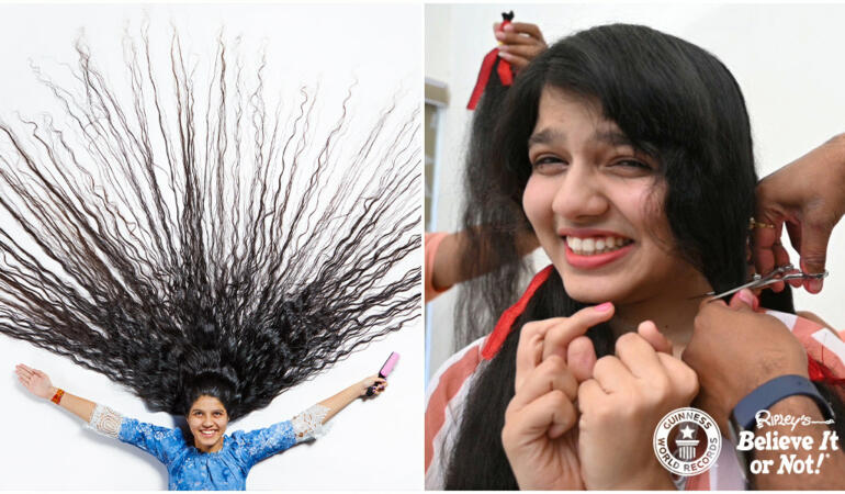 Adolescenta cu cel mai lung păr din lume s-a tuns
