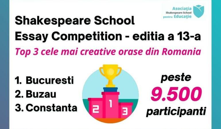 Peste 9.500 de elevi au participat la un concurs de creație în limba engleză. Aflați cine primește premii