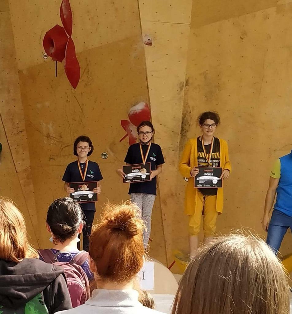 Copiii din Timișoara au obținut 16 medalii la Campionatul Național de Escaladă