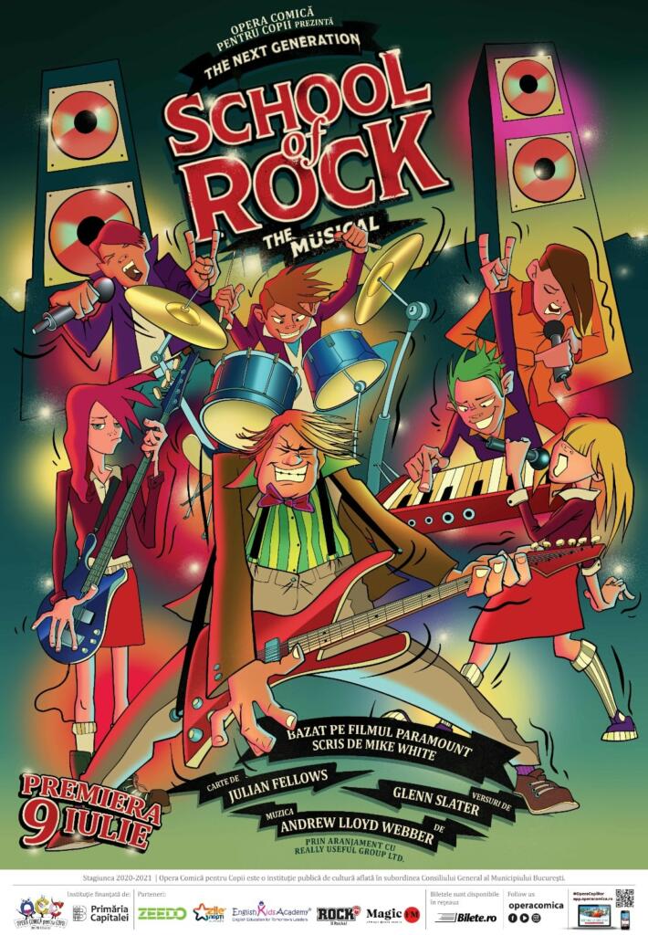 School of Rock, o premieră națională la Opera Comică pentru Copii