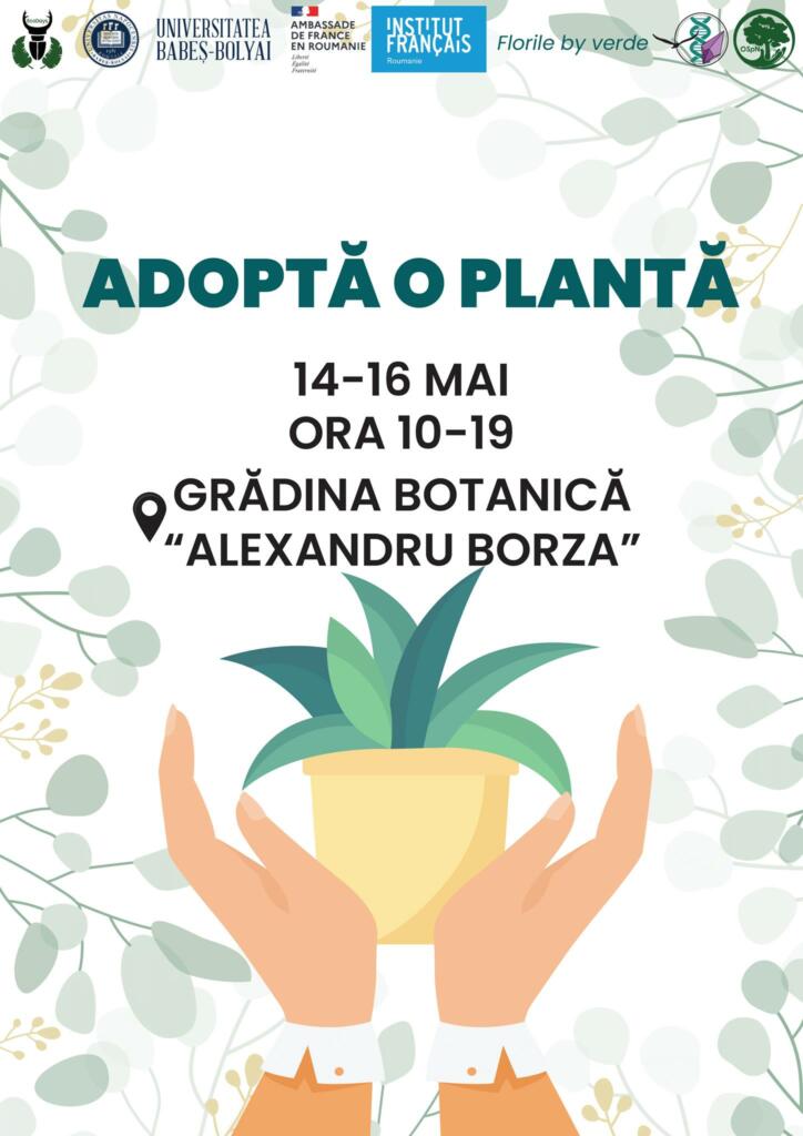 „Adoptă o plantă”, o activitate desfășurată la Grădina Botanică din Cluj