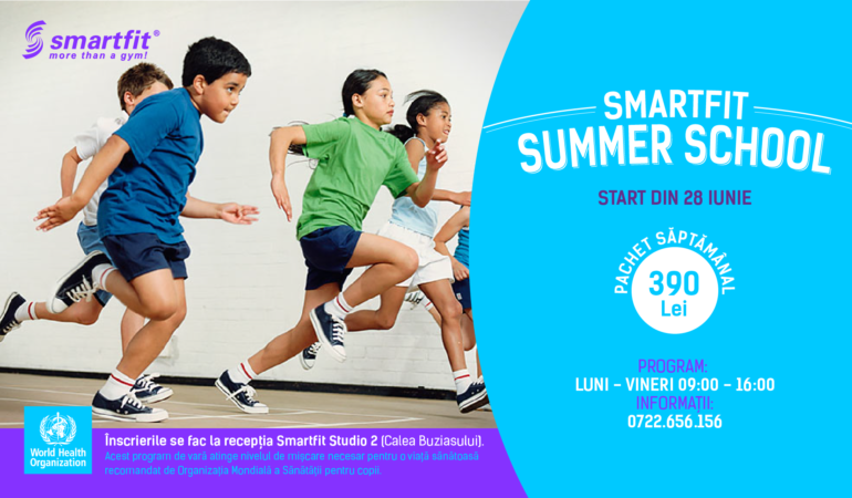 Smartfit Summer School. Cum le oferim copiilor o vară activă