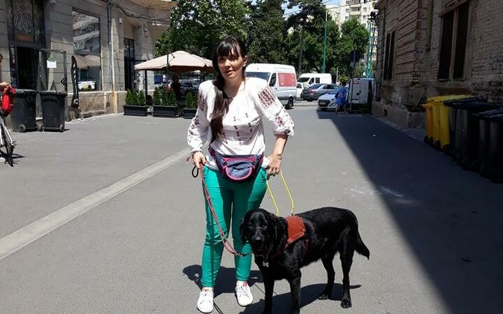 Chilli, primul câine ghid pentru nevăzători acreditat din Timișoara