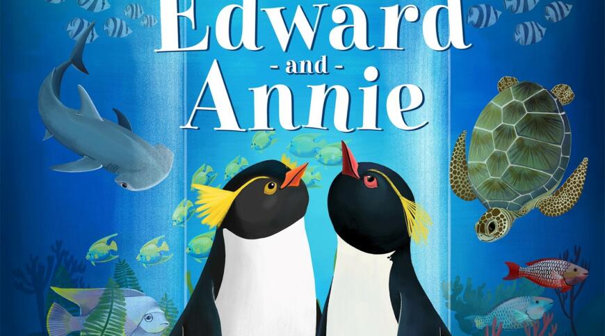 doi pinguini personaje principale într-o carte