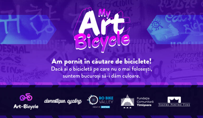 My Art Bicycle. Concursul pentru tinerii pasionați de artă și sport