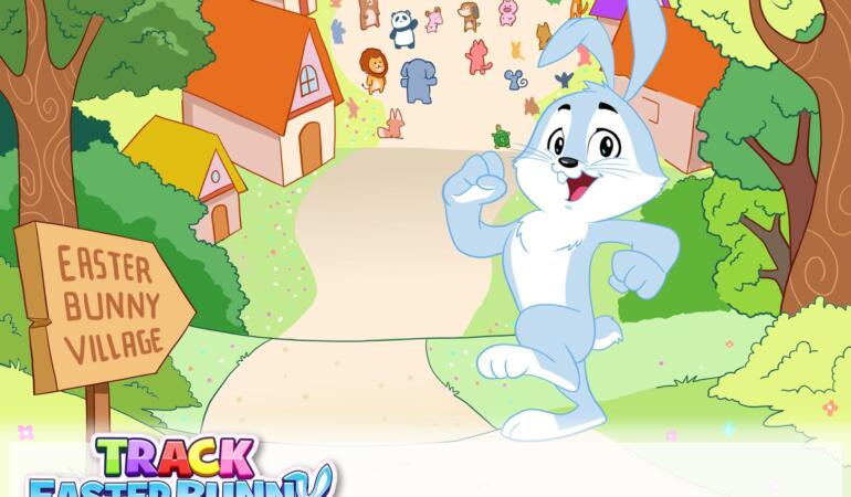 Track Easter Bunny. Haideți să-l urmărim pe Iepurașul de Paște în călătoria sa pe glob
