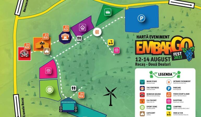 30 de hectare de festival : Embargo Fest la Doua Dealuri. Copiii au intrare gratuită