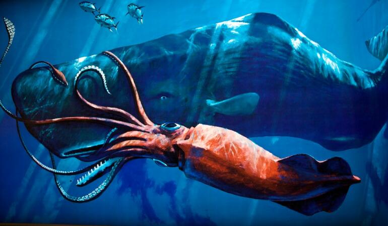 Cele mai neobișnuite animale care trăiesc pe Pământ. Calamarul colosal, monstrul din adâncul oceanelor