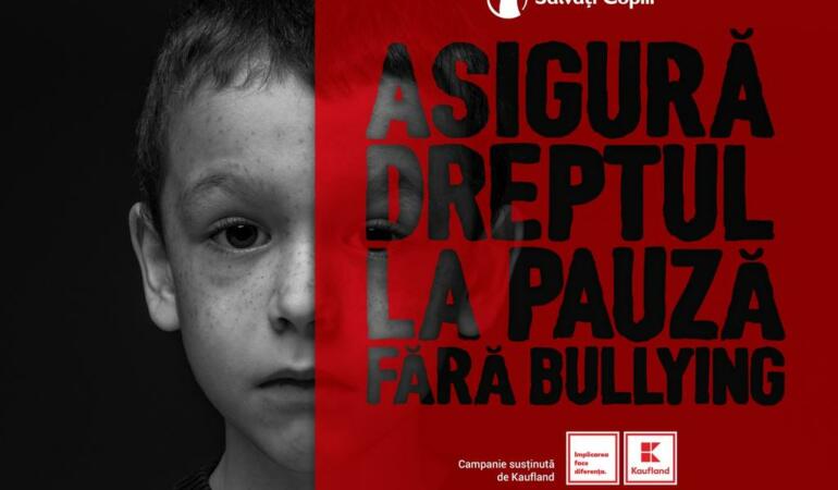 „Dreptul la pauză”, o campanie anti – bullying lansată de Salvați Copiii
