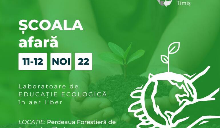 Proiectul „Școala afară” lansează campania de plantare pentru primul „laborator verde”
