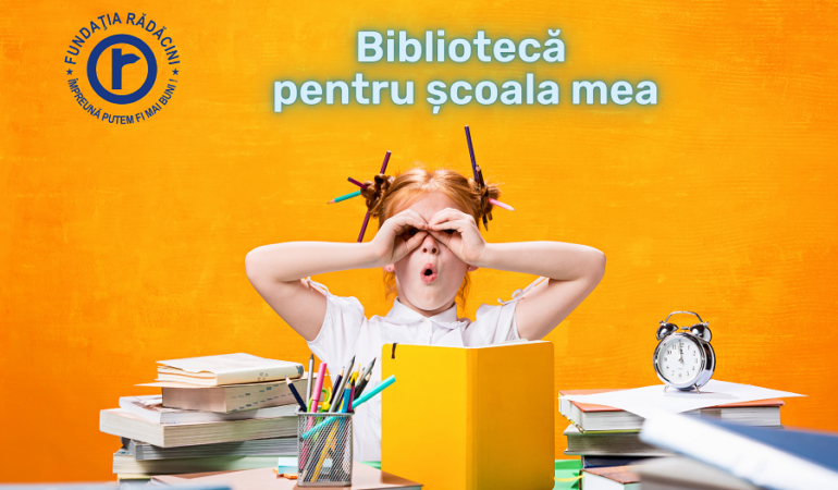 „Bibliotecă pentru școala mea”. 50 de școli gimnaziale vor primi sponsorizări