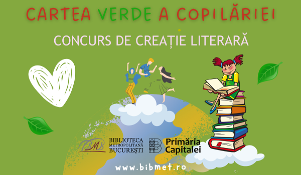 Concurs de creație literară privind sustenabilitatea. Ateliere de scriere și ilustrare creativă pentru copii
