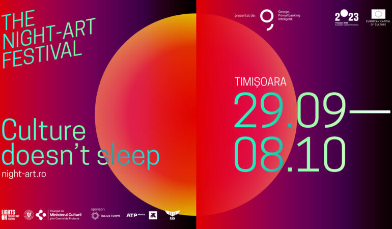 Night-Art Festival 2023. Câmp de licurici pentru cei mari și cei mici la Timișoara