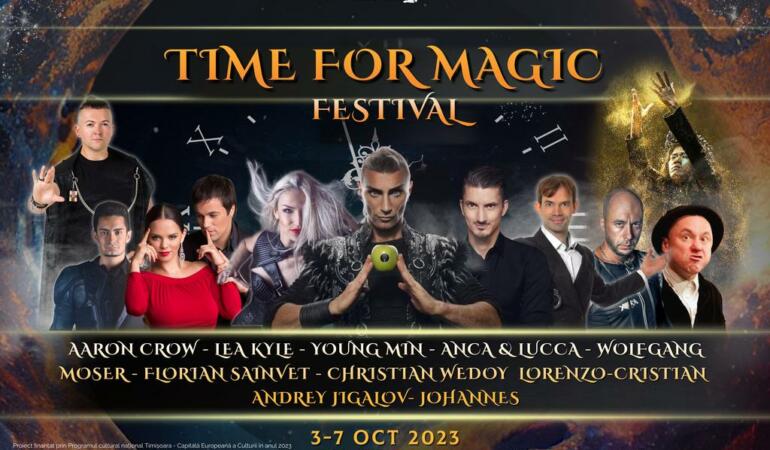 Timișoara, capitală a Magiei. TIME FOR MAGIC revine cu campioni mondiali și superstaruri internaționale