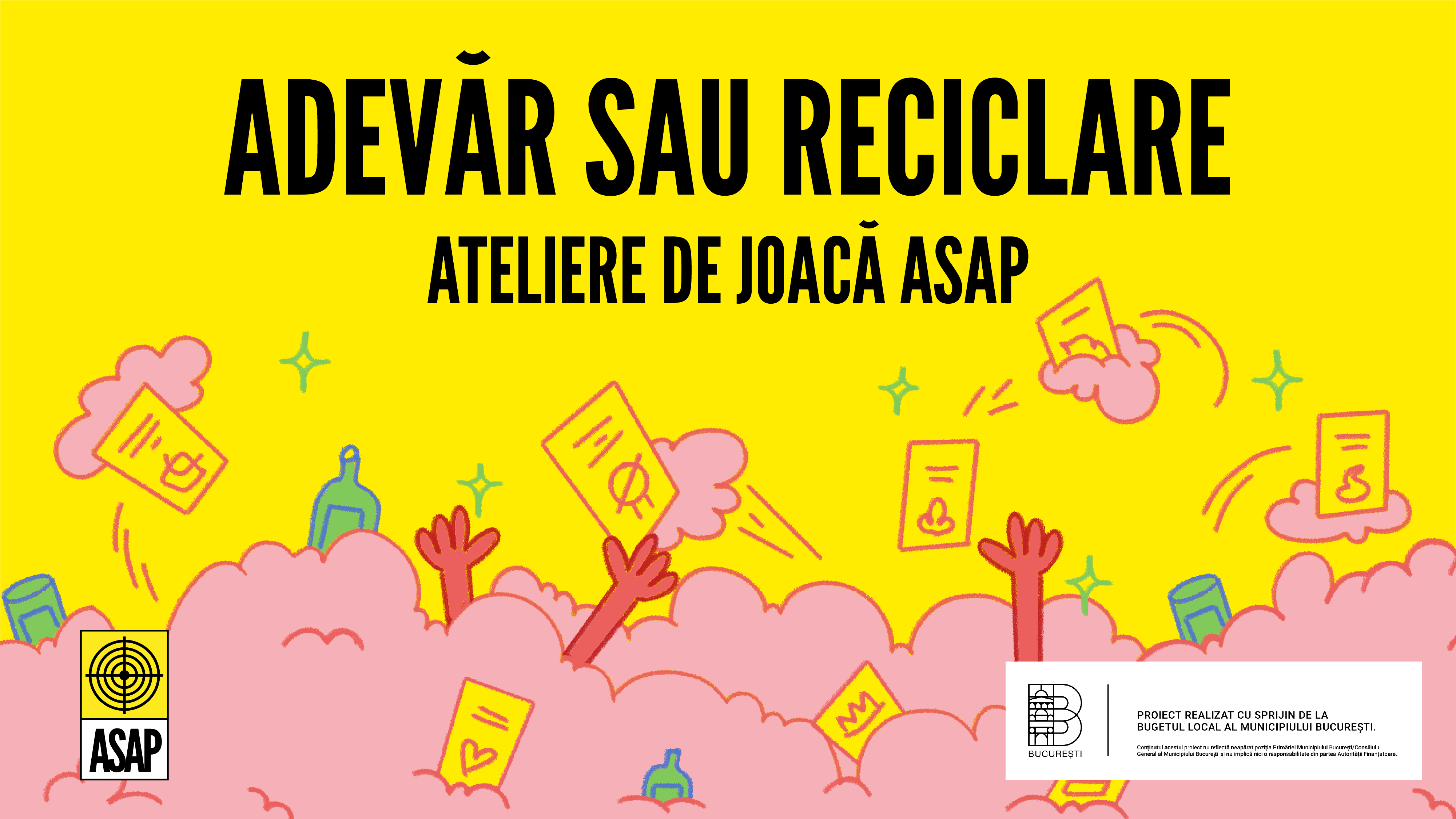 Liceenii învață despre reciclare prin joc. Când au loc atelierele