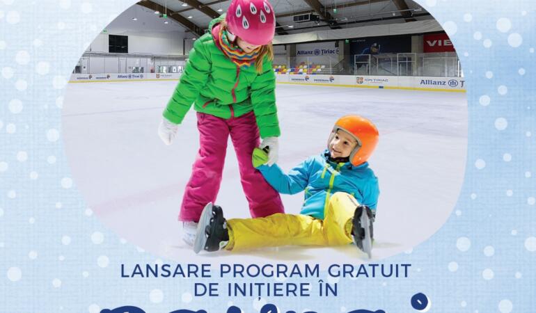 Program de inițiere gratuită în patinaj pentru copii