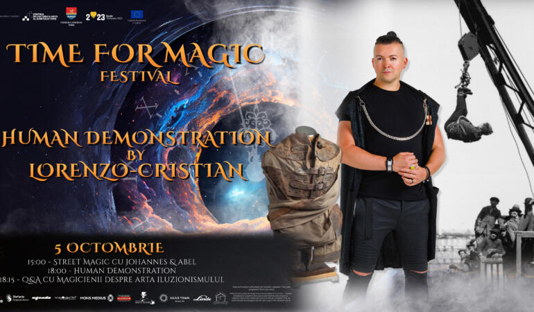 Super magicianul României prezintă un număr nemaivăzut în țară