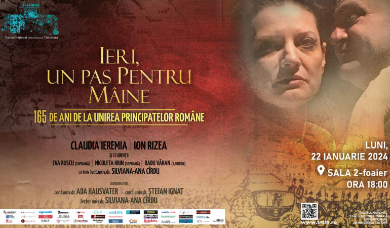 Spectacol gratuit, cu ocazia Unirii Principatelor, la Teatrul Național din Timișoara
