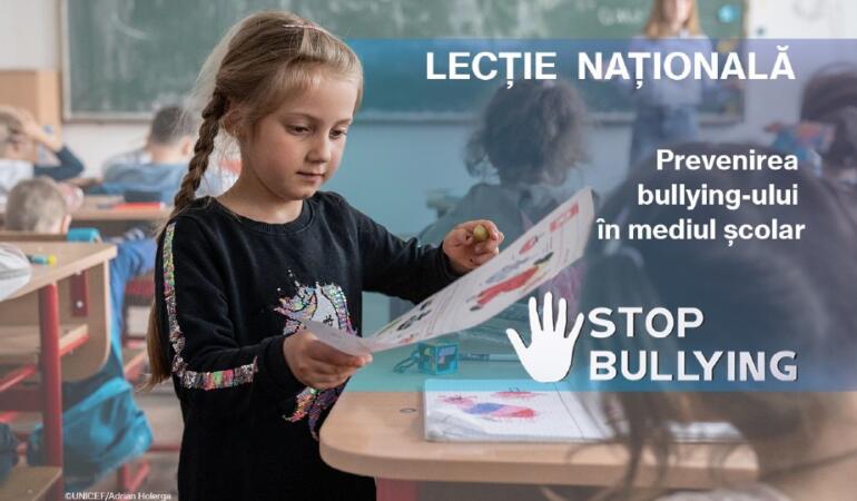 Elevii și profesorii, invitați la cea mai mare lecție din România pe tema prevenirii bullying-ului