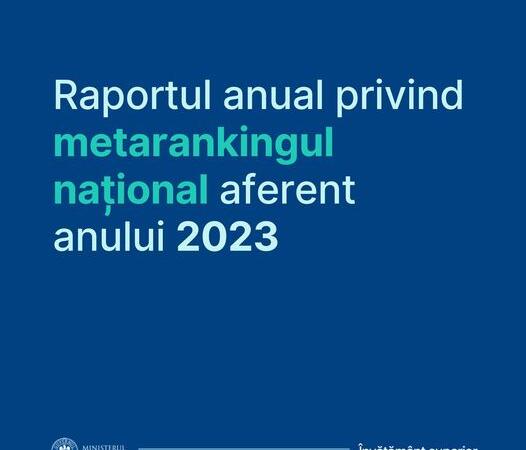 S-a publicat Raportul anual privind Metarankingul Național. Topul universităților din România