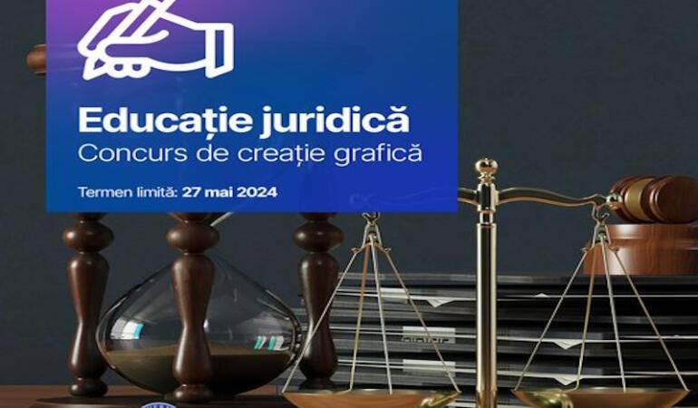 Concurs de creație grafică cu tema „Educația juridică” pentru elevi și studenți