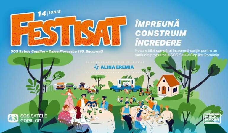 SOS Satele Copiilor organizează a treia ediție a festivalului de bine FestiSAT